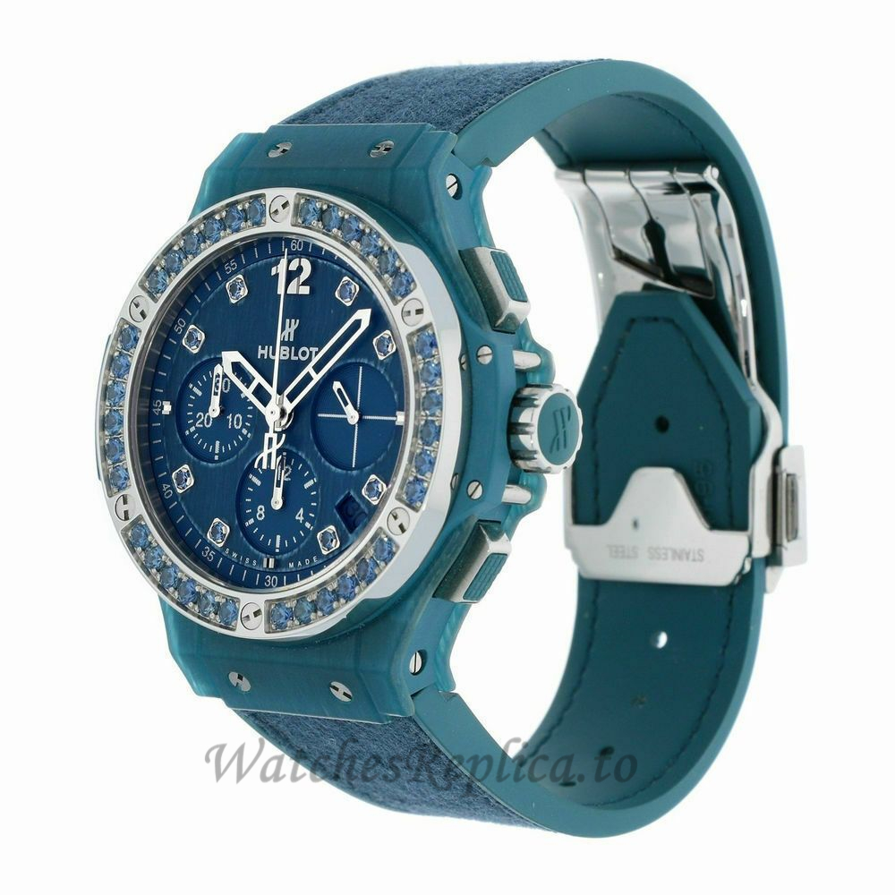 Hublot Replica Big Bang Linen Edition Steel Chronograph 41MM Watch 341.XL.2770.NR - WatchesReplica.is