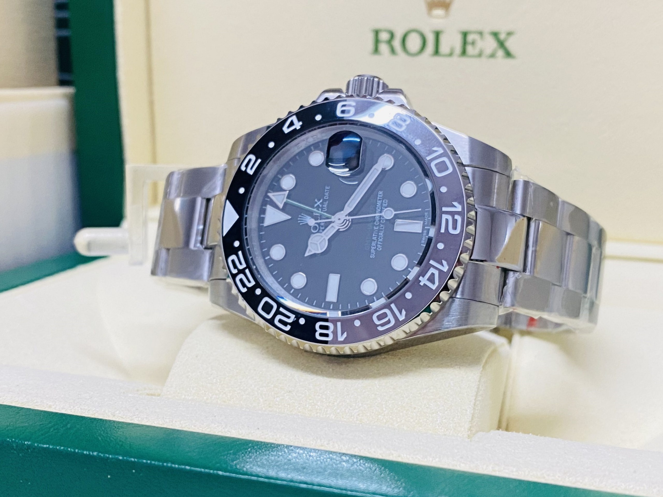 Rolex GMT Master 126710GRNR 40MM - WatchesReplica.is