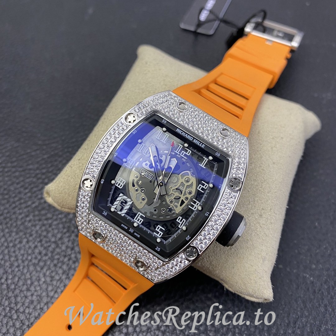 Richard Mille Replica RM010 Rubber strap 48MM - WatchesReplica.is