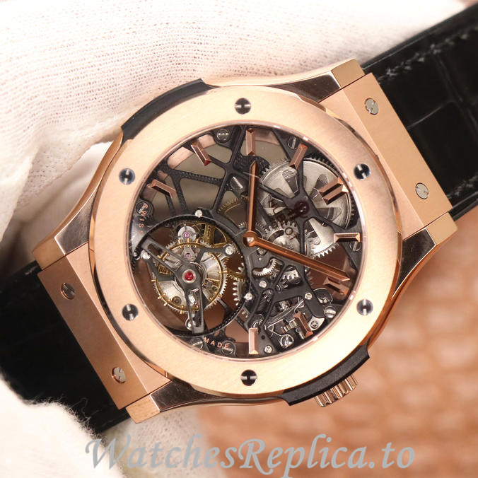 Hublot Replica Classic Fusion Series Leather strap 45MM - WatchesReplica.is
