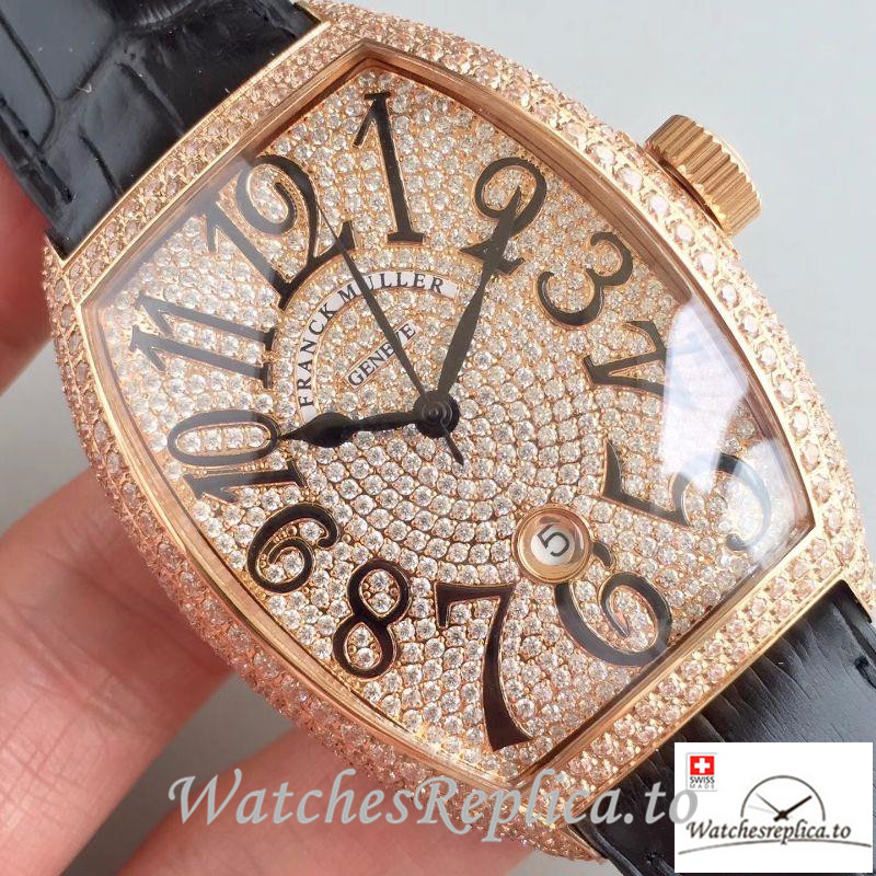 Swiss Franck Muller Replica 8880 SC DT 002 Black Strap 42 MM×46.5 MM - WatchesReplica.is