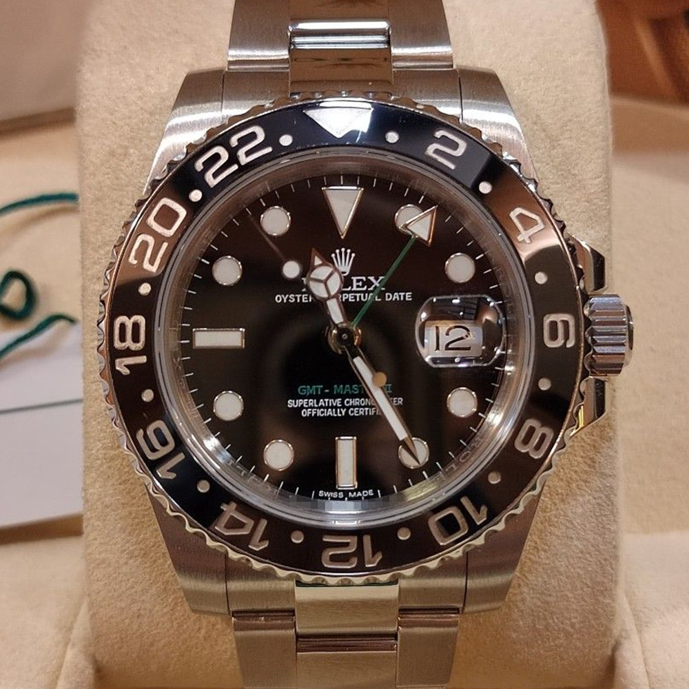 Fake Rolex Gmt-Master II Replica 116710LN Black Dial - WatchesReplica.is