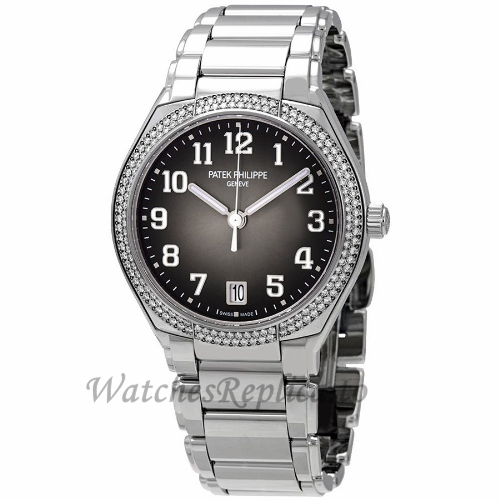 Patek Philippe Replica Twenty 4 Steel Grey Dial Automatic 36MM Watch 73001200A010 - WatchesReplica.is