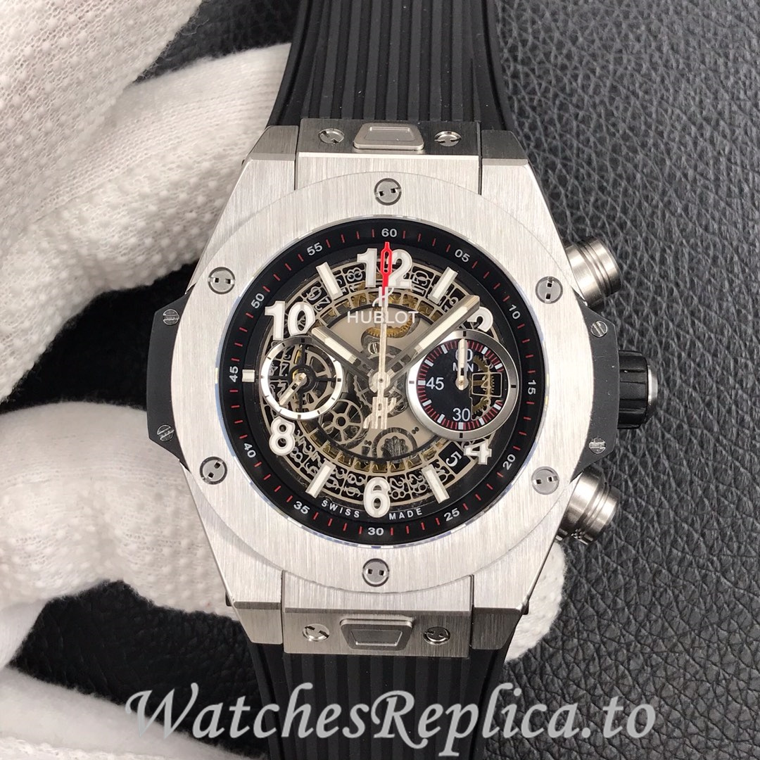 Hublot Replica 411.NM.1170.RX Rubber strap 45MM - WatchesReplica.is