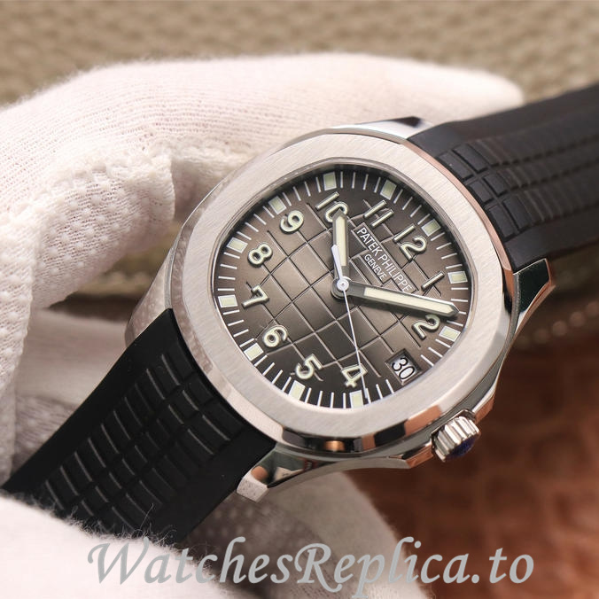 Patek Philippe Replica Aquanaut 5165 Rubber strap 40MM - WatchesReplica.is