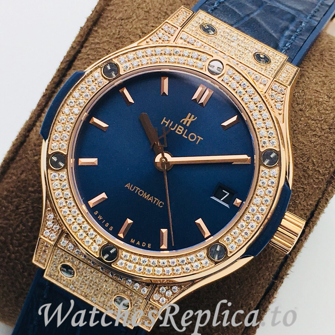 Hublot Replica Classic-Fusion-Series Leather strap 38MM - WatchesReplica.is