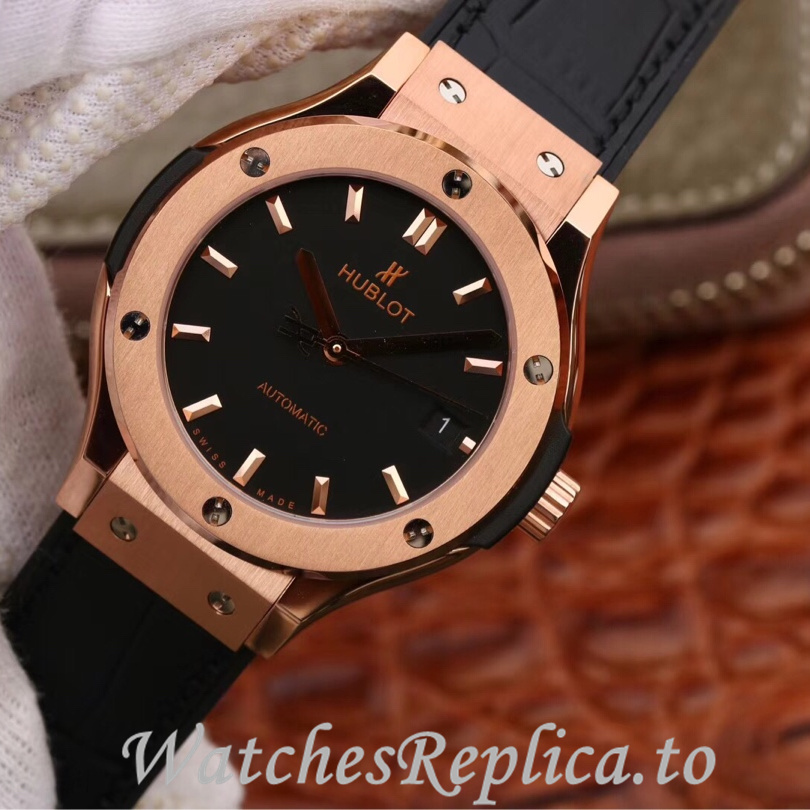 Hublot Replica 511.zp Leather strap 42MM - WatchesReplica.is