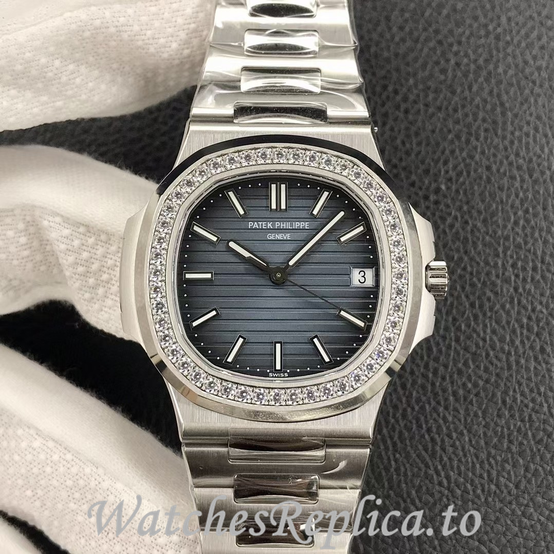 Patek Philippe Replica Nautilus 5713 Stainless steel strap 40MM - WatchesReplica.is