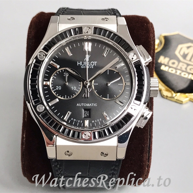 Hublot Replica Classic Fusion Leather strap 45MM - WatchesReplica.is