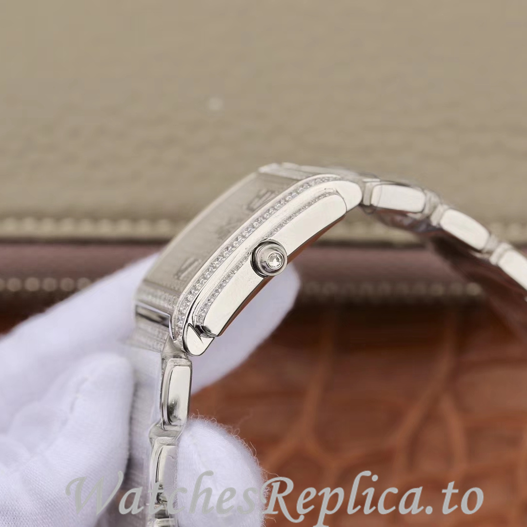 Patek Philippe Replica Twenty-4 White Gold strap 30MM - WatchesReplica.is