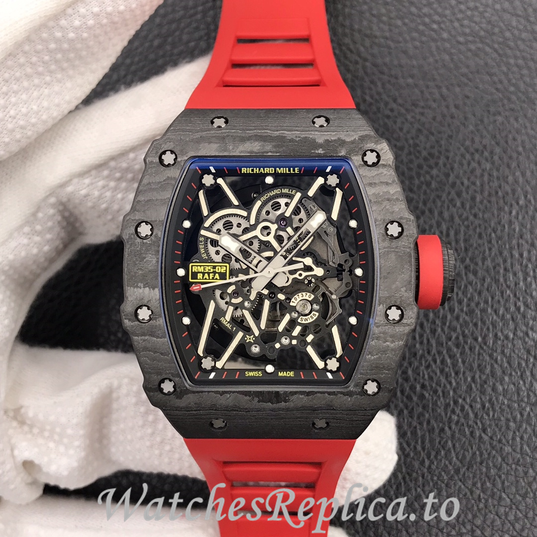 Richard Mille Replica RM35-02 Rubber strap 50MM - WatchesReplica.is