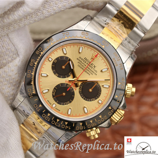 Swiss Rolex Daytona 116508 Stainless steel strap 40MM - WatchesReplica.is