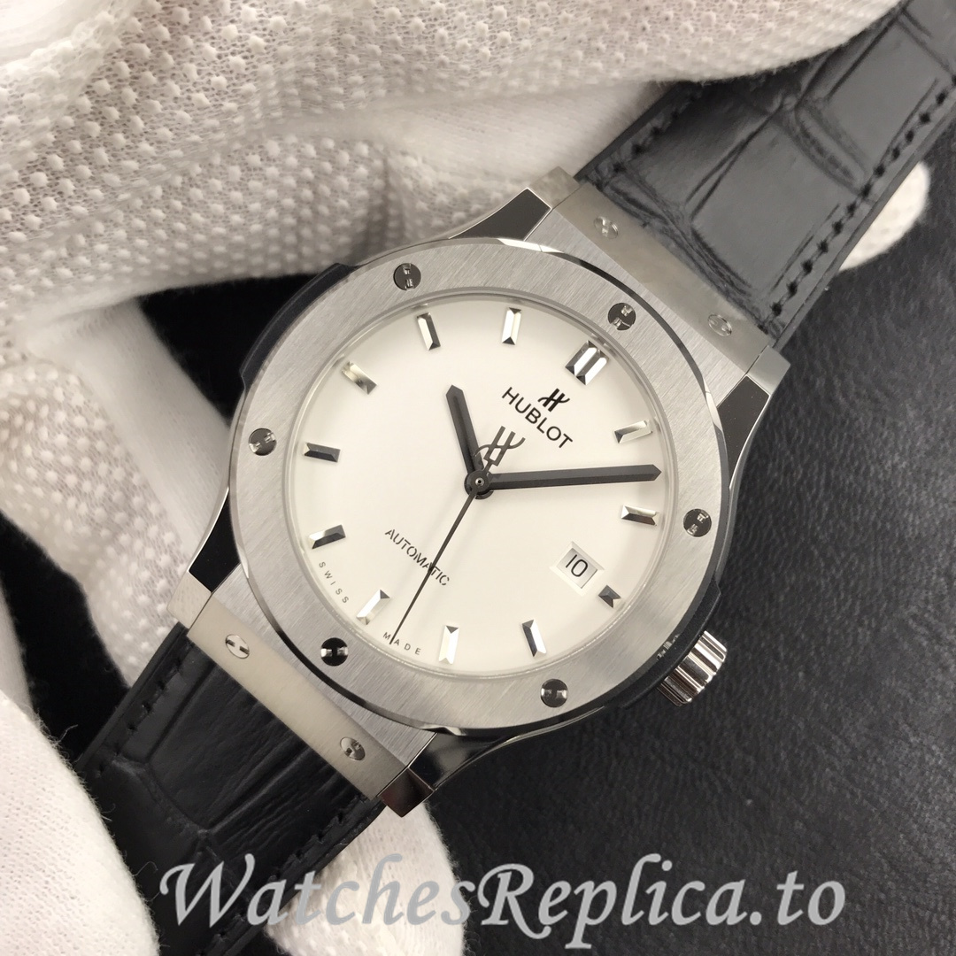 Hublot Replica Classic Fusion Series Leather strap 42MM - WatchesReplica.is