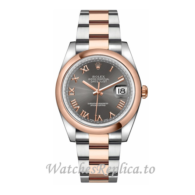 Replica Rolex Datejust 116201-1 36MM Stainless steel strap Mens Watch - WatchesReplica.is
