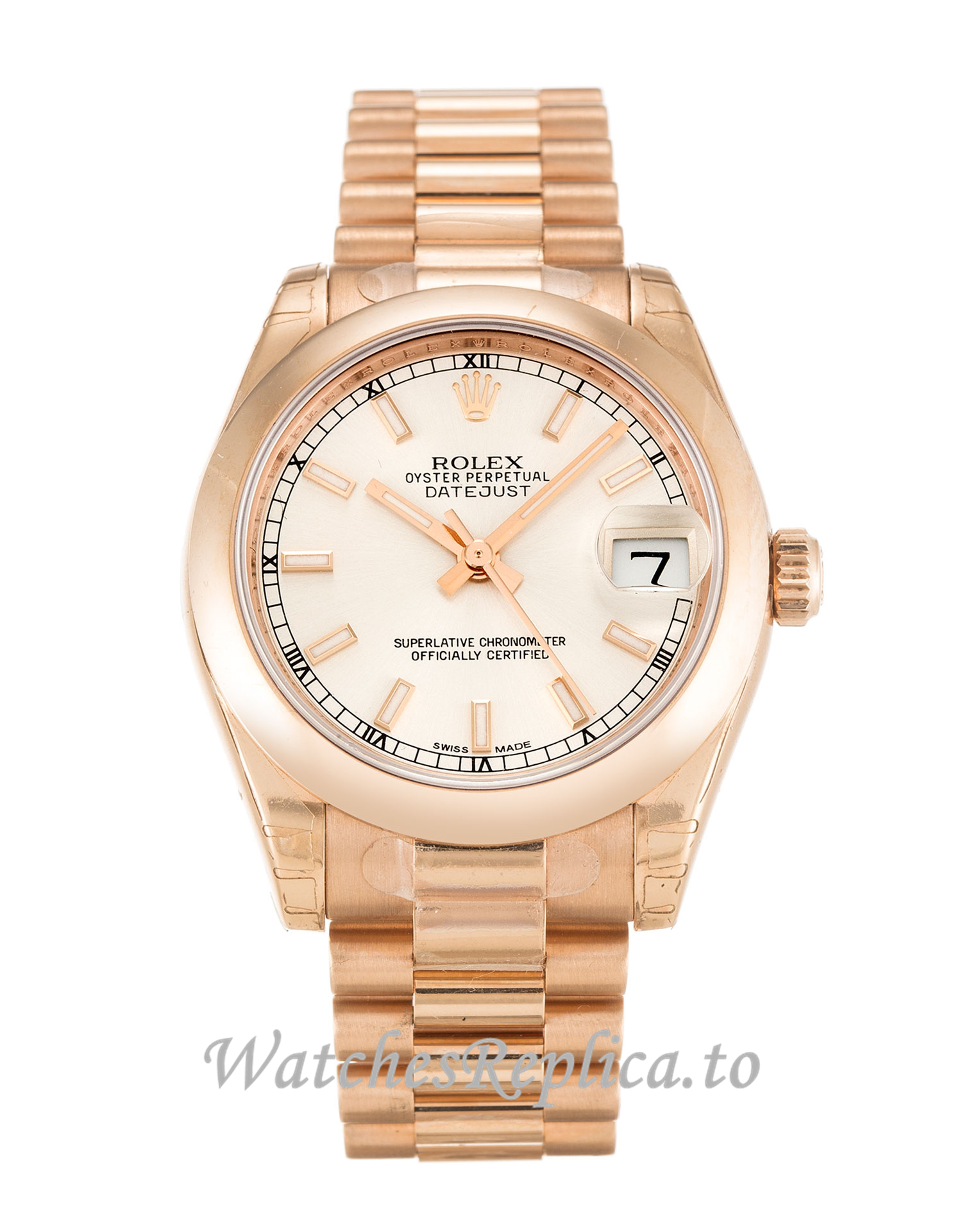 Rolex Datejust Lady Silver Dial 178245F 31MM - WatchesReplica.is