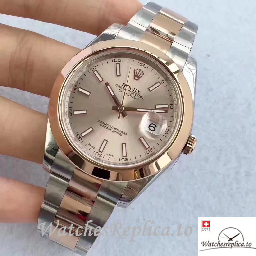 Swiss Rolex Datejust Replica 126301 Stainless steel strap 41MM - WatchesReplica.is