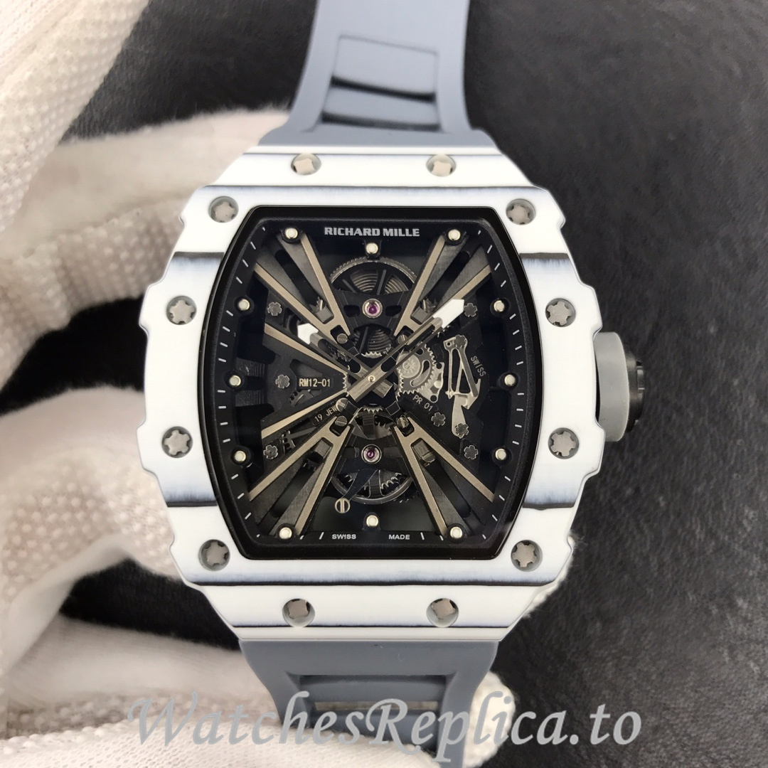 Richard Mille Replica RM12-01 Rubber strap 50MM - WatchesReplica.is