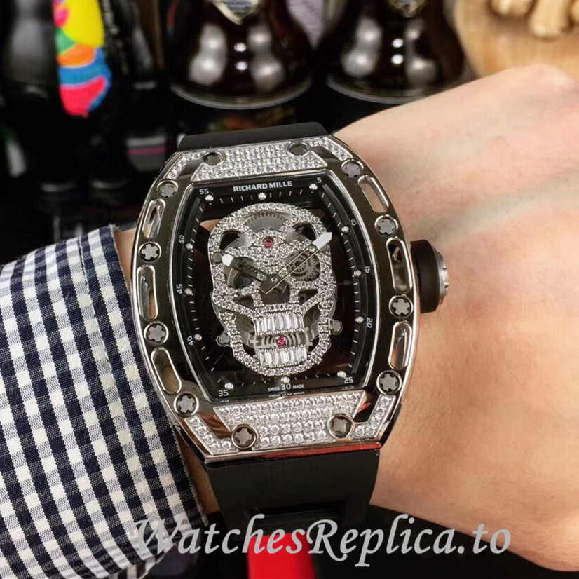 Richard Mille Replica RM052 Rubber strap 50MM - WatchesReplica.is