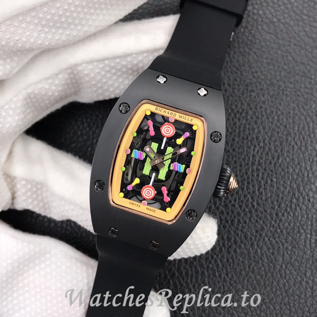 Richard Mille Replica RM-07 Rubber strap 50MM - WatchesReplica.is