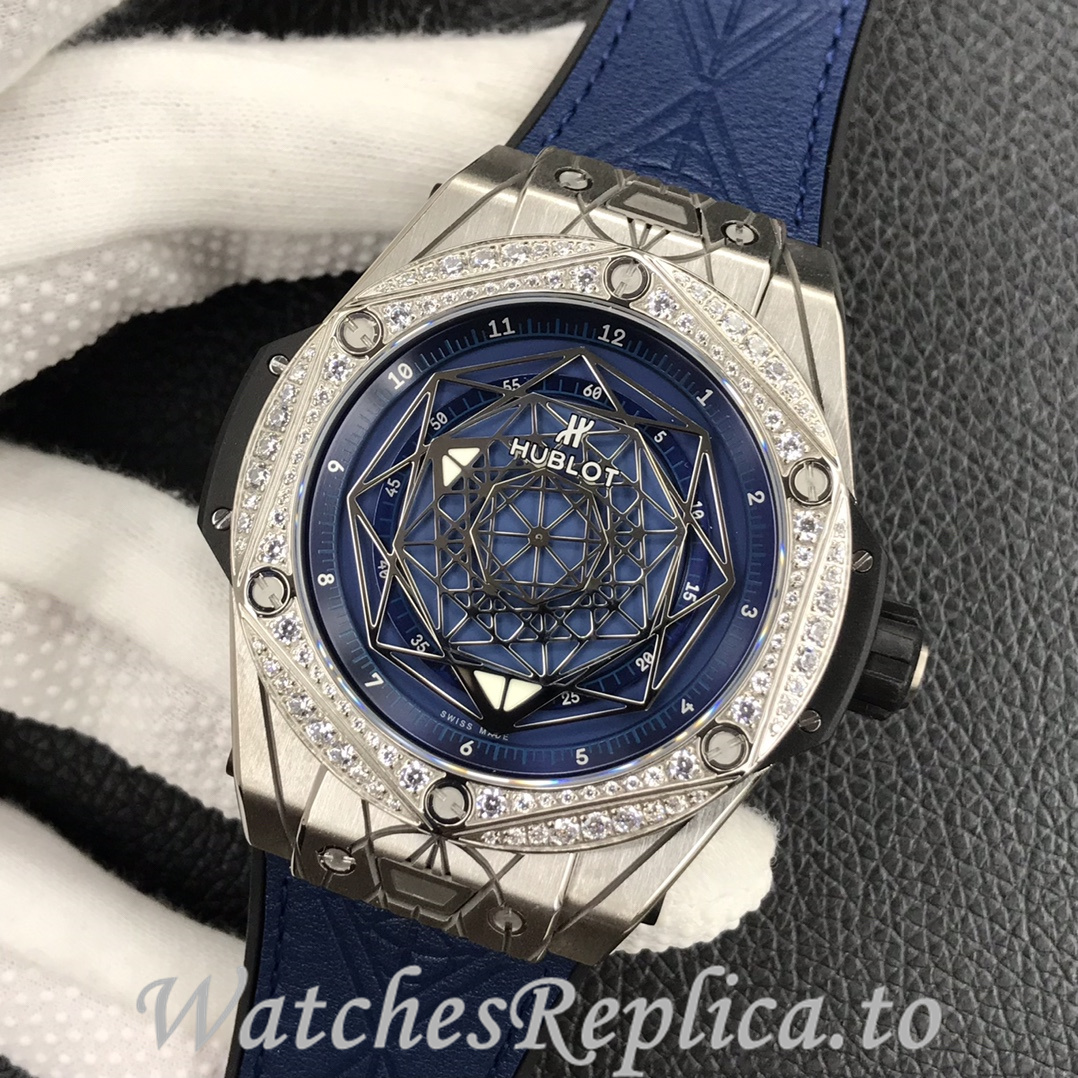 Hublot Replica Big Bang Series Tattoo Rubber strap 45MM - WatchesReplica.is