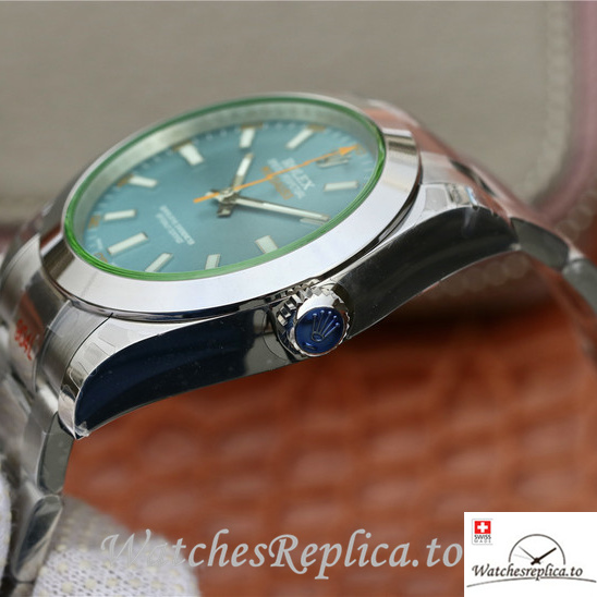 Swiss Rolex Milgauss 116400-GV-72400 Stainless steel strap 40MM - WatchesReplica.is