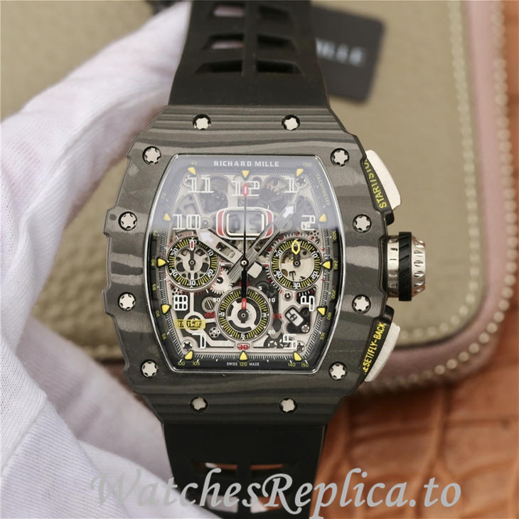 Richard Mille Replica RM11-03 Rubber strap 50MM - WatchesReplica.is