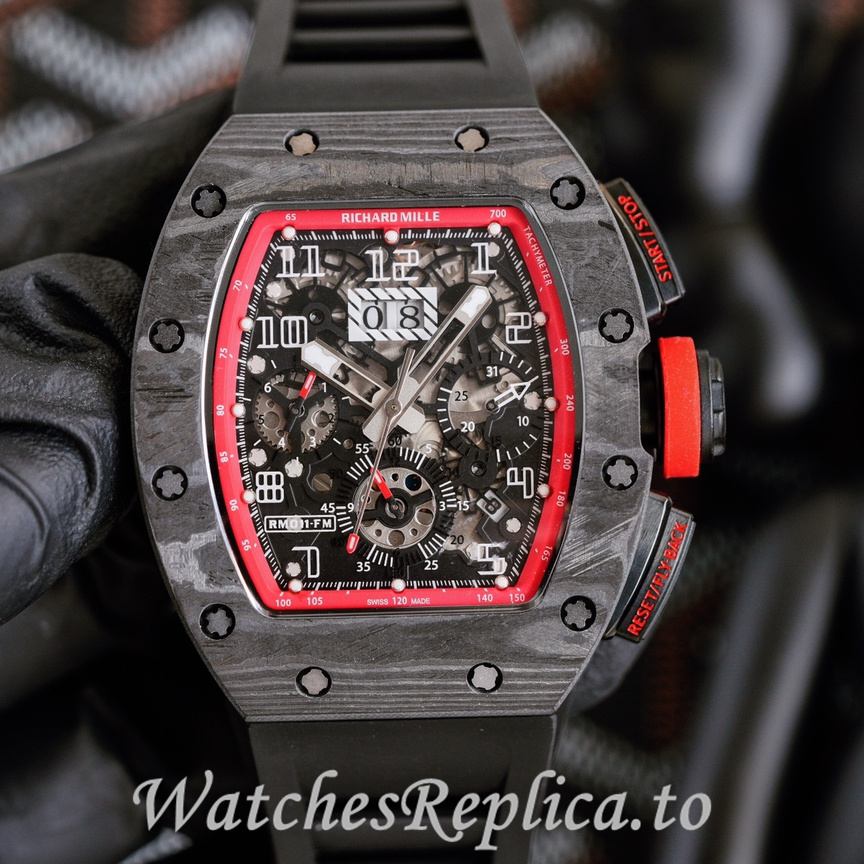Richard Mille Replica RM11-03 Rubber strap 50MM - WatchesReplica.is