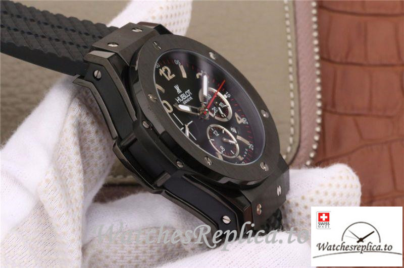 Swiss Hublot Big Bang Evolution Replica 301.CX.130.RX Black Strap 44MM - WatchesReplica.is