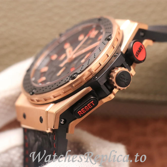 Hublot Replica Ferrari F1 Leather strap 46MM - WatchesReplica.is