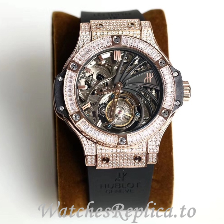 Hublot Replica Big Bang Series Rubber strap 44MM - WatchesReplica.is