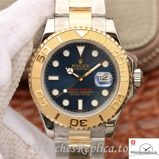 Swiss Rolex Yacht Master 168623 Stainless steel strap 40MM - WatchesReplica.is