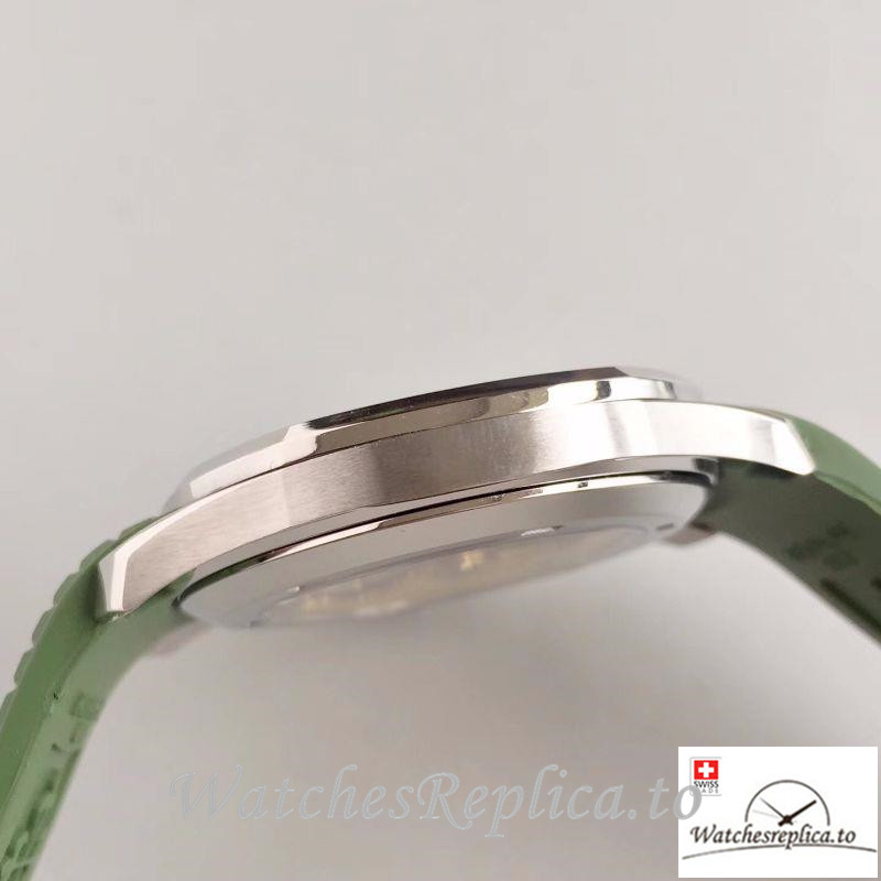 Swiss Patek Philippe Aquanaut Jumbo Replica 5167A-001 001 Green Strap 40.5MM - WatchesReplica.is