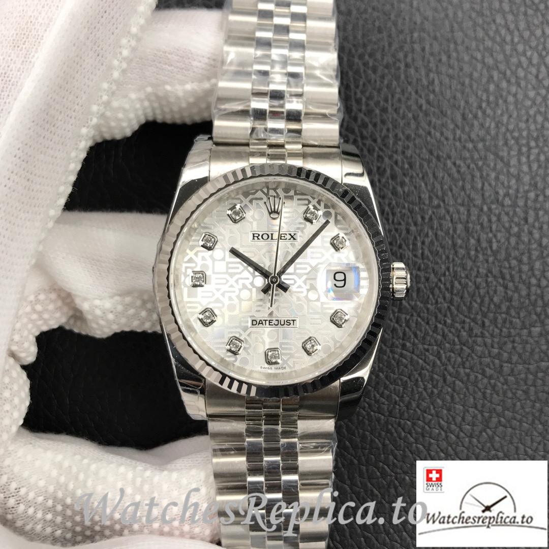 Swiss Rolex Datejust 126334 Replica Stainless steel strap 41MM - WatchesReplica.is