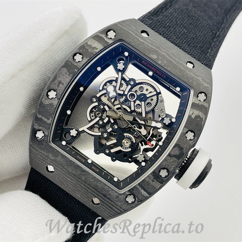 Richard Mille Replica RM055 Canvas strap 50MM - WatchesReplica.is