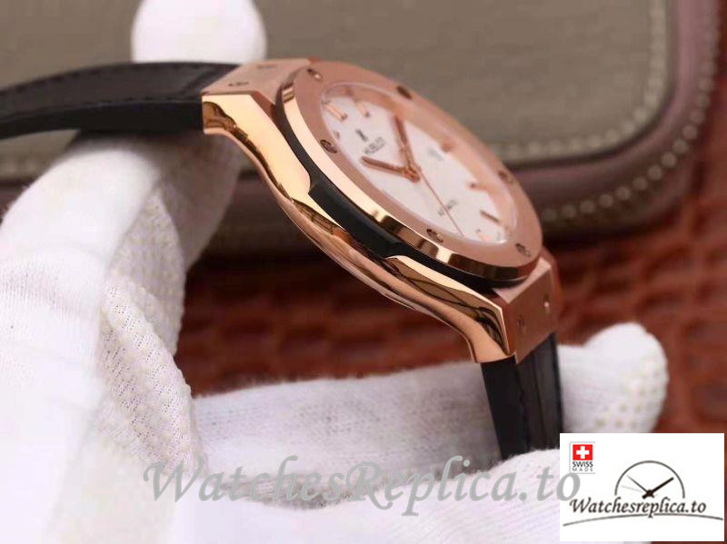 Swiss Hublot Classic Fusion Replica 511.OX.2611.LR Black Strap 42MM - WatchesReplica.is