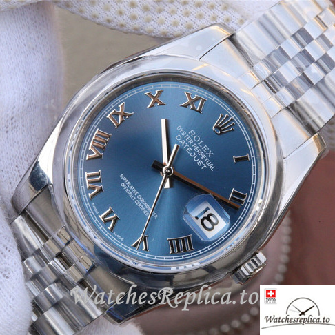 Swiss Rolex Datejust Replica 116200 Stainless steel strap strap 36MM - WatchesReplica.is