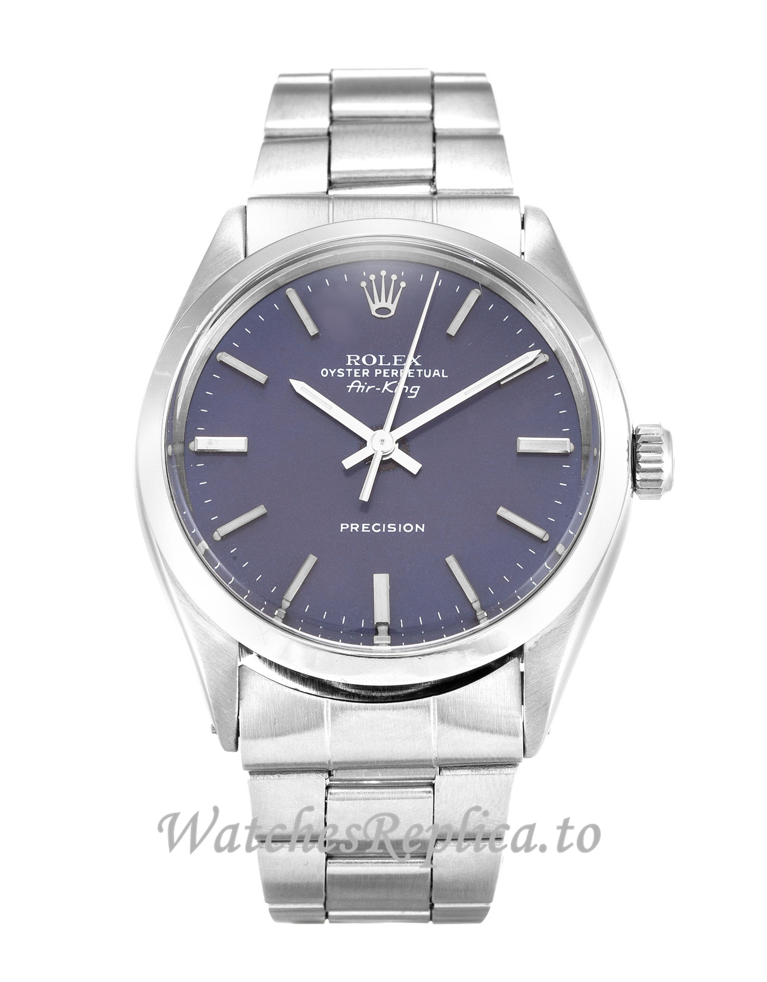 Rolex Air-King Blue Dial 5500 - WatchesReplica.is