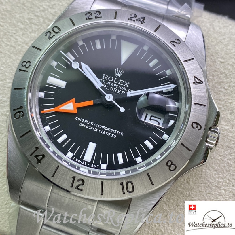 Swiss Rolex Explorer Replica 1655 Stainless steel strap 40MM - WatchesReplica.is
