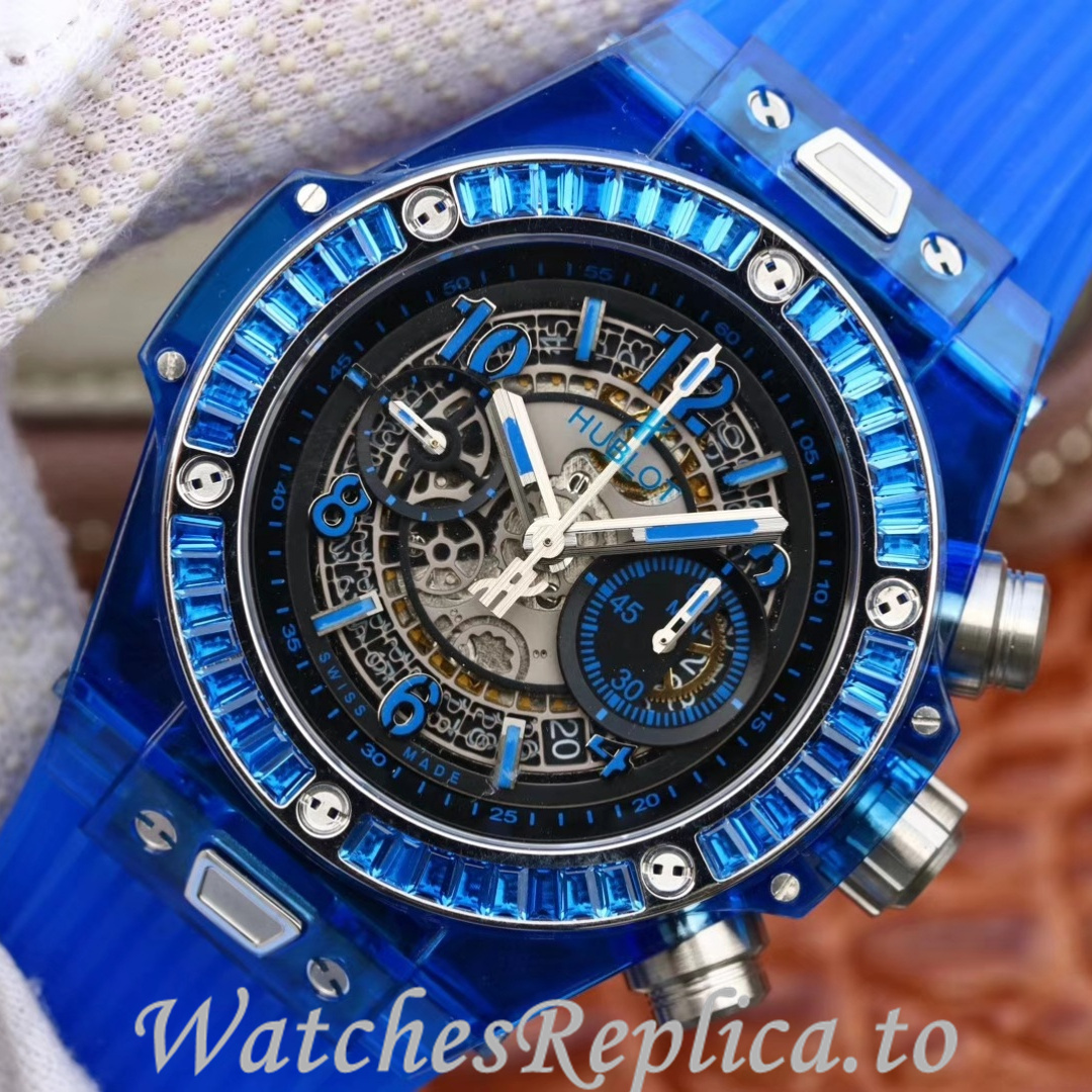 Hublot Replica 411.JX.4802.RT Rubber strap 45MM - WatchesReplica.is