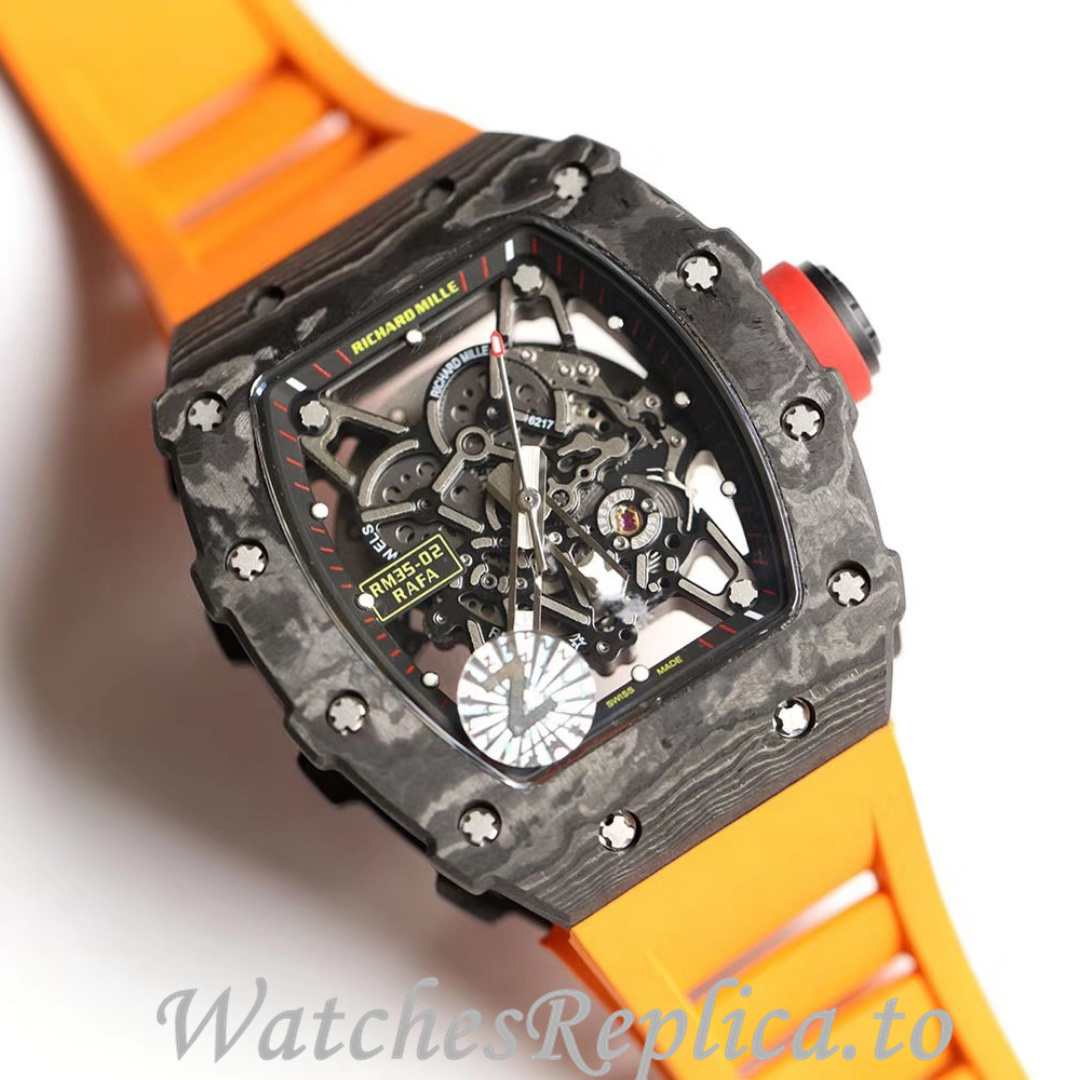 Richard Mille Replica RM35-02 Rubber strap 50MM - WatchesReplica.is