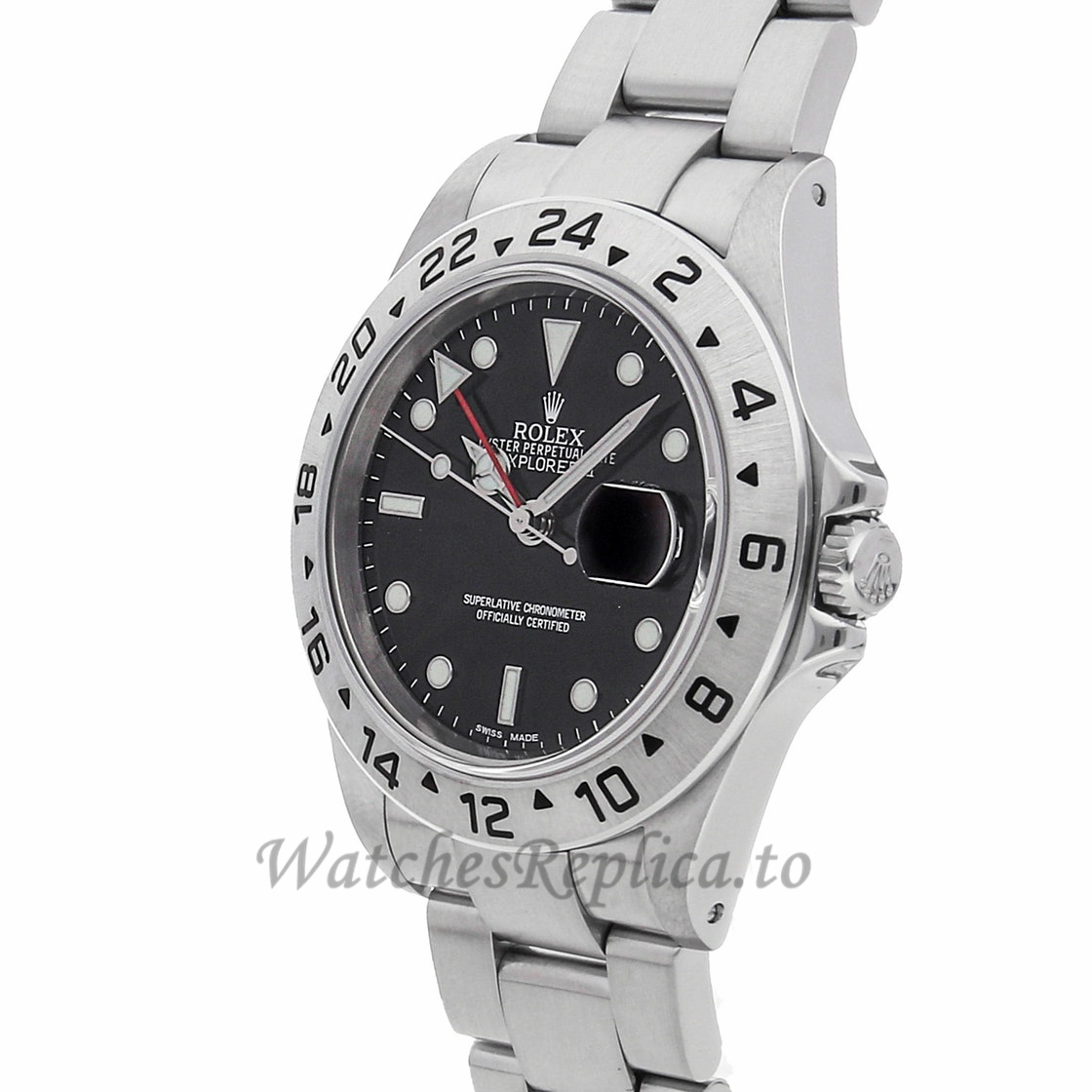 Rolex Replica Explorer II Stainless Steel 40mm 16570 - WatchesReplica.is