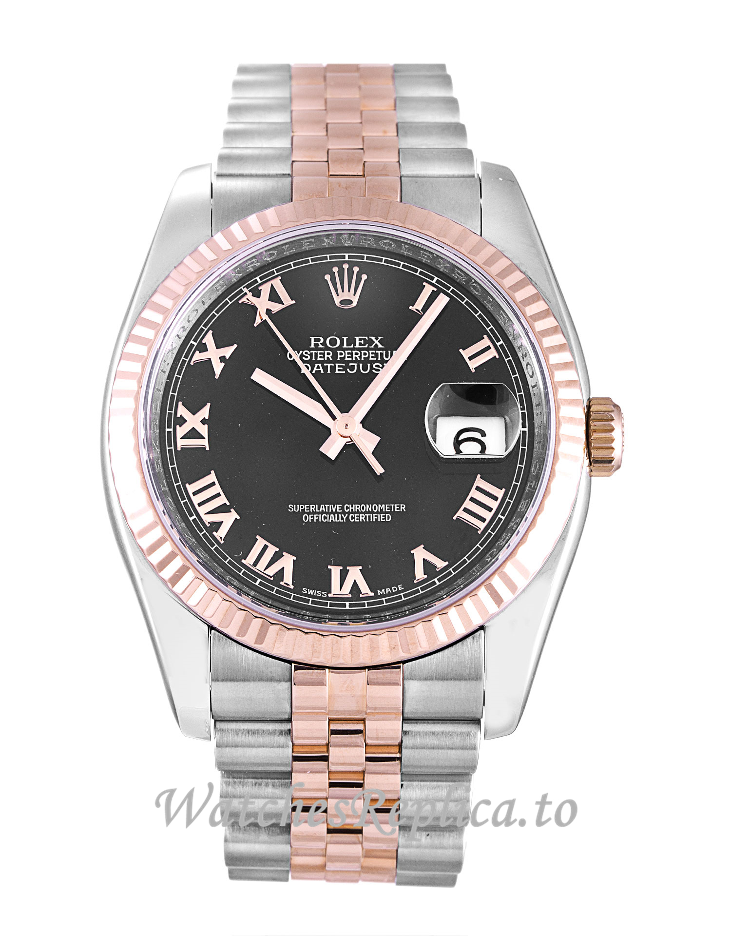 Rolex Datejust Black Dial 116231 - WatchesReplica.is
