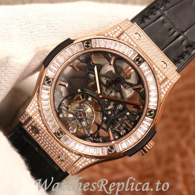 Hublot Replica Classic Fusion Series Leather strap 45MM - WatchesReplica.is