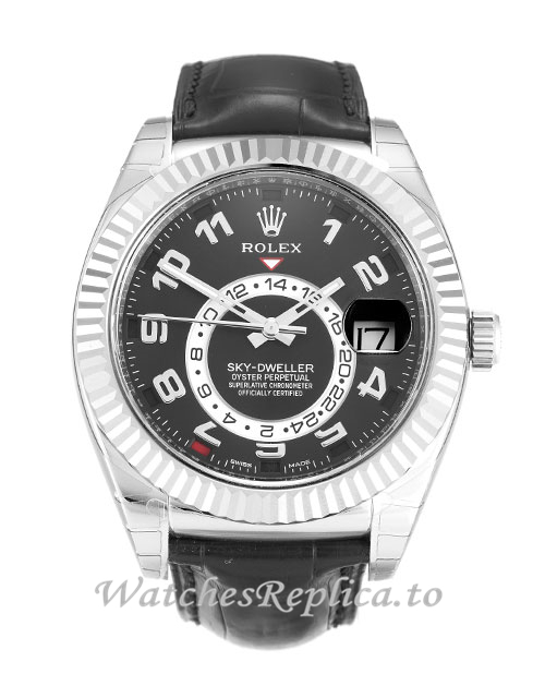 Rolex Sky Dweller Black Dial 326139 - WatchesReplica.is
