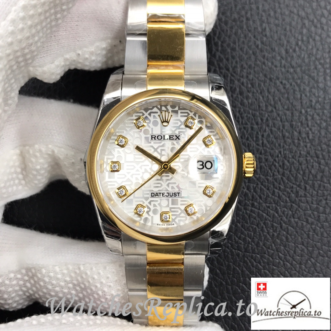 Swiss Rolex Datejust 126334 Replica Stainless steel strap 41MM - WatchesReplica.is