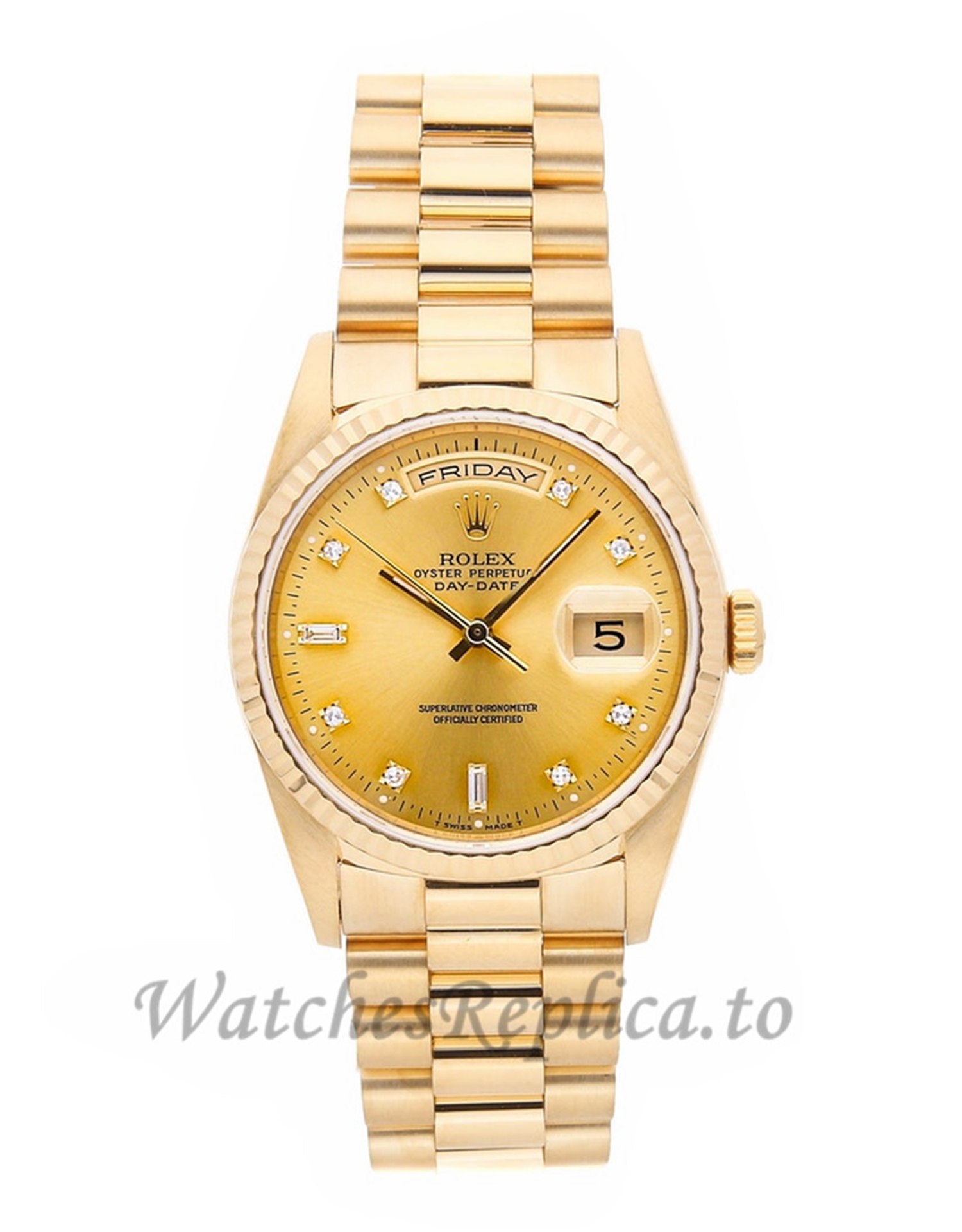 Rolex Replica Day-Date 36mm 18238 - WatchesReplica.is