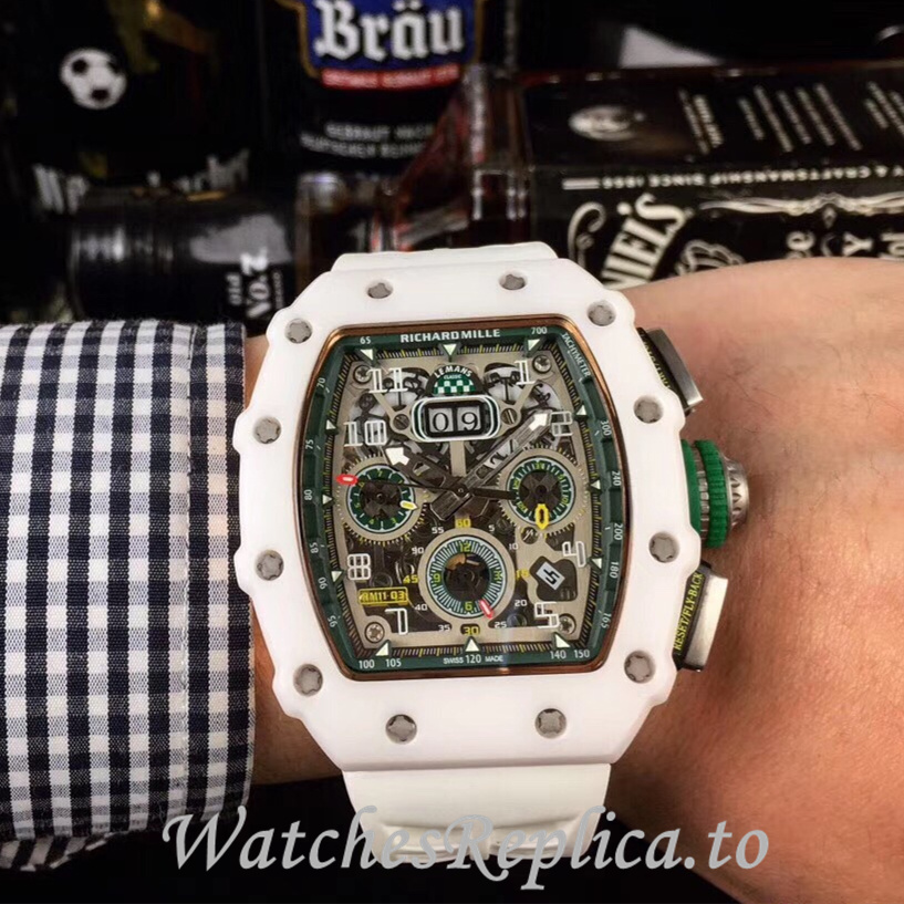 Richard Mille Replica RM11-03 Rubber strap 50MM - WatchesReplica.is