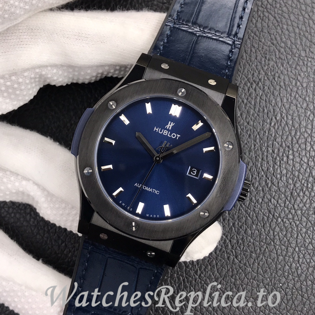 Hublot Replica Classic Fusion Series Leather strap 45MM - WatchesReplica.is
