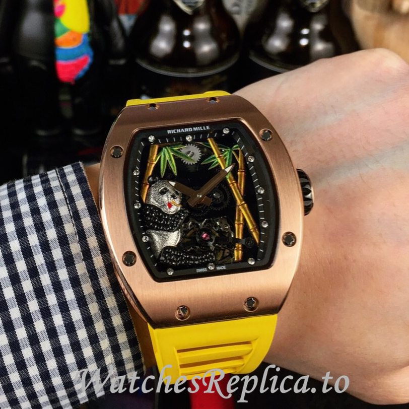 Richard Mille Replica RM26-01 Rubber strap 50MM - WatchesReplica.is