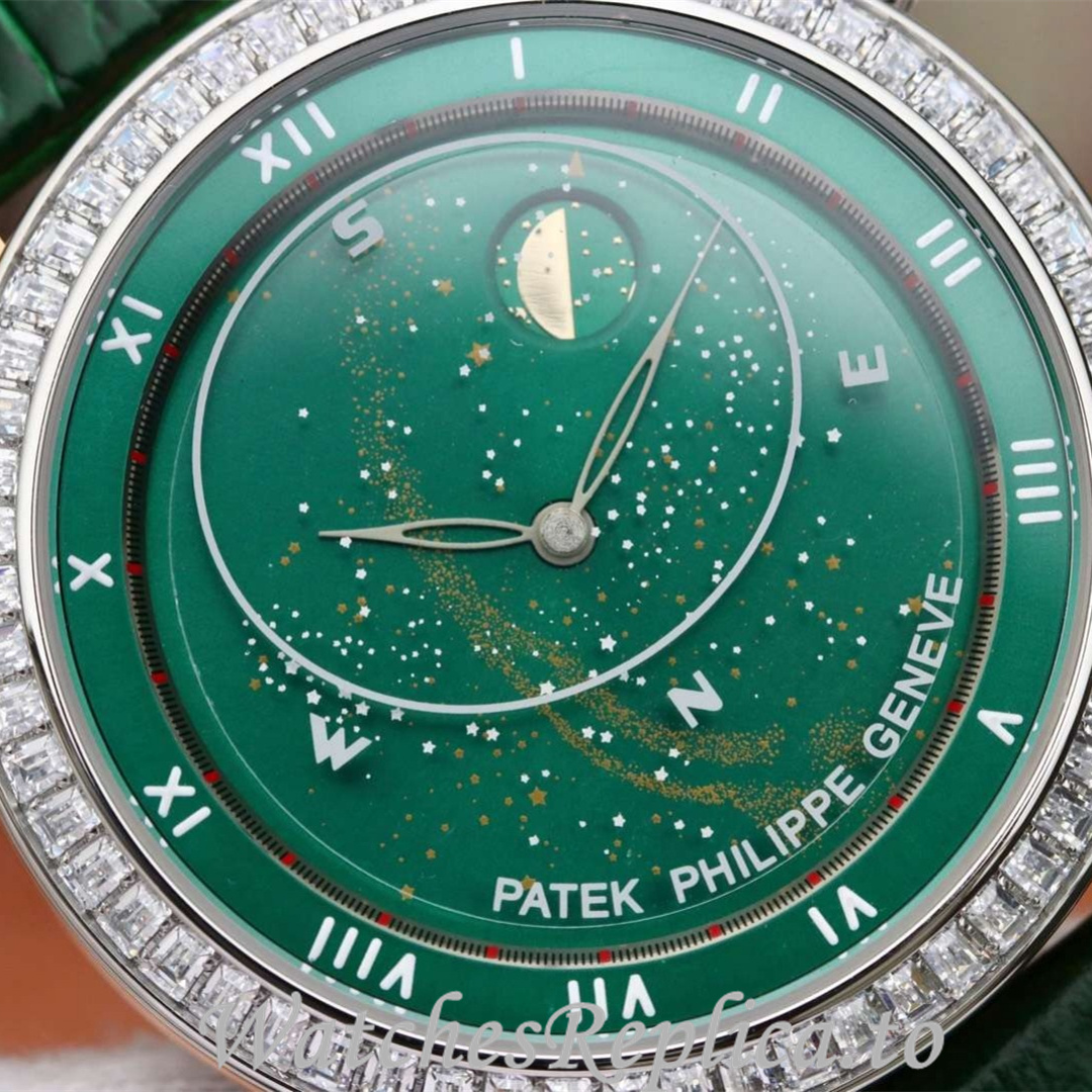 Patek Philippe Replica Complications 5102 Leather strap 43MM - WatchesReplica.is